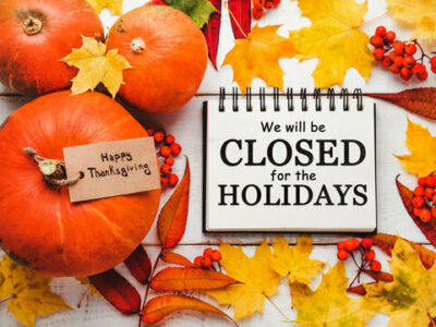 THANKSGIVING BUSINESS HOURS